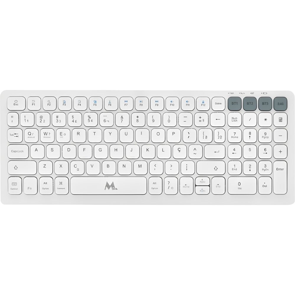 Importado Teclado Mtek Kwb 2670 Sem Fio 2 Bt Portugues