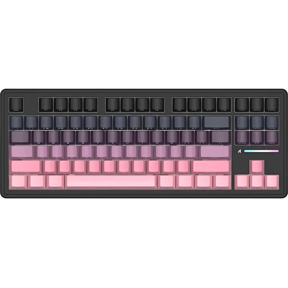 Importado Teclado Gamer Attack Shark M87 Pro V2 80 Mecanico Rgb Sem Fio Blackberry Ingles