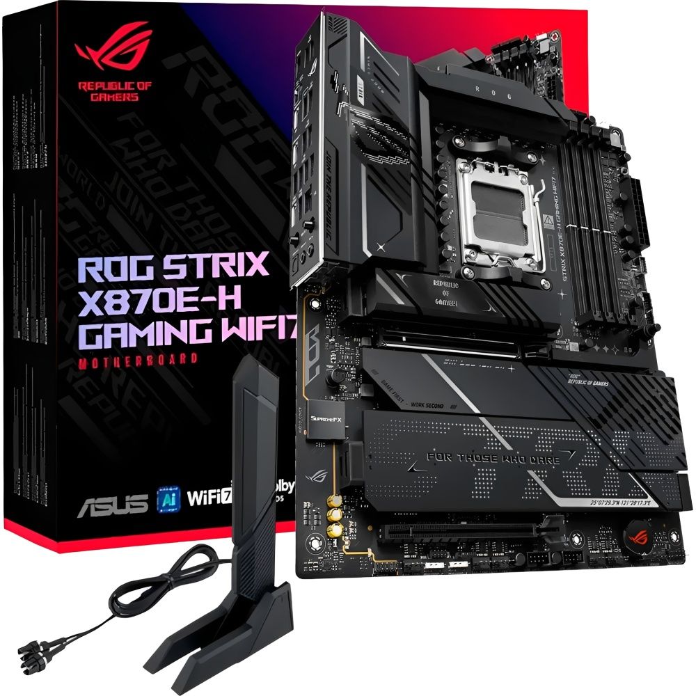 Asus Placa Mae Rog Strix X870e H Gaming 7 Am5 Ddr5 Atx