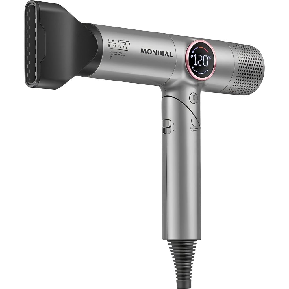 Mondial Secador Cabelo Ultra Sonic By Juliette Scp Ju 04US 1600 W 110V Prateado