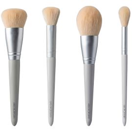 Conjunto de Pincéis Ana Hickmann Pele Fabulosa AH043 - Branco 4 peças