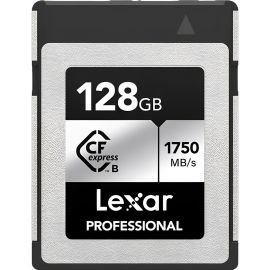 Memória CFexpress Lexar Professional Tipo B Silver 1750 MB/s-1300 MB/s 128 GB (LCXEXSL128G-RNENG)