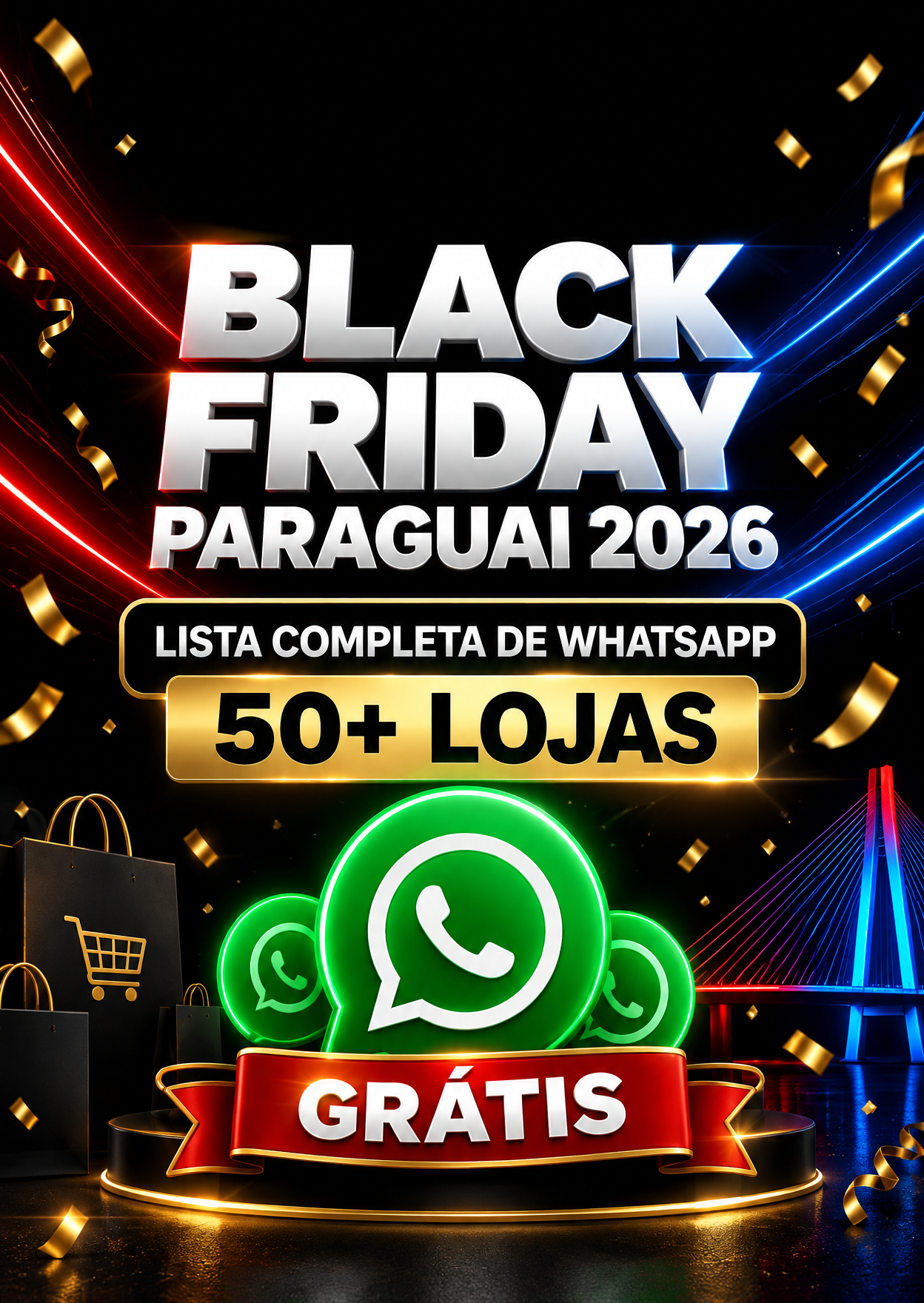 Capa do Guia Completo de Contatos Black Friday Paraguai 2026